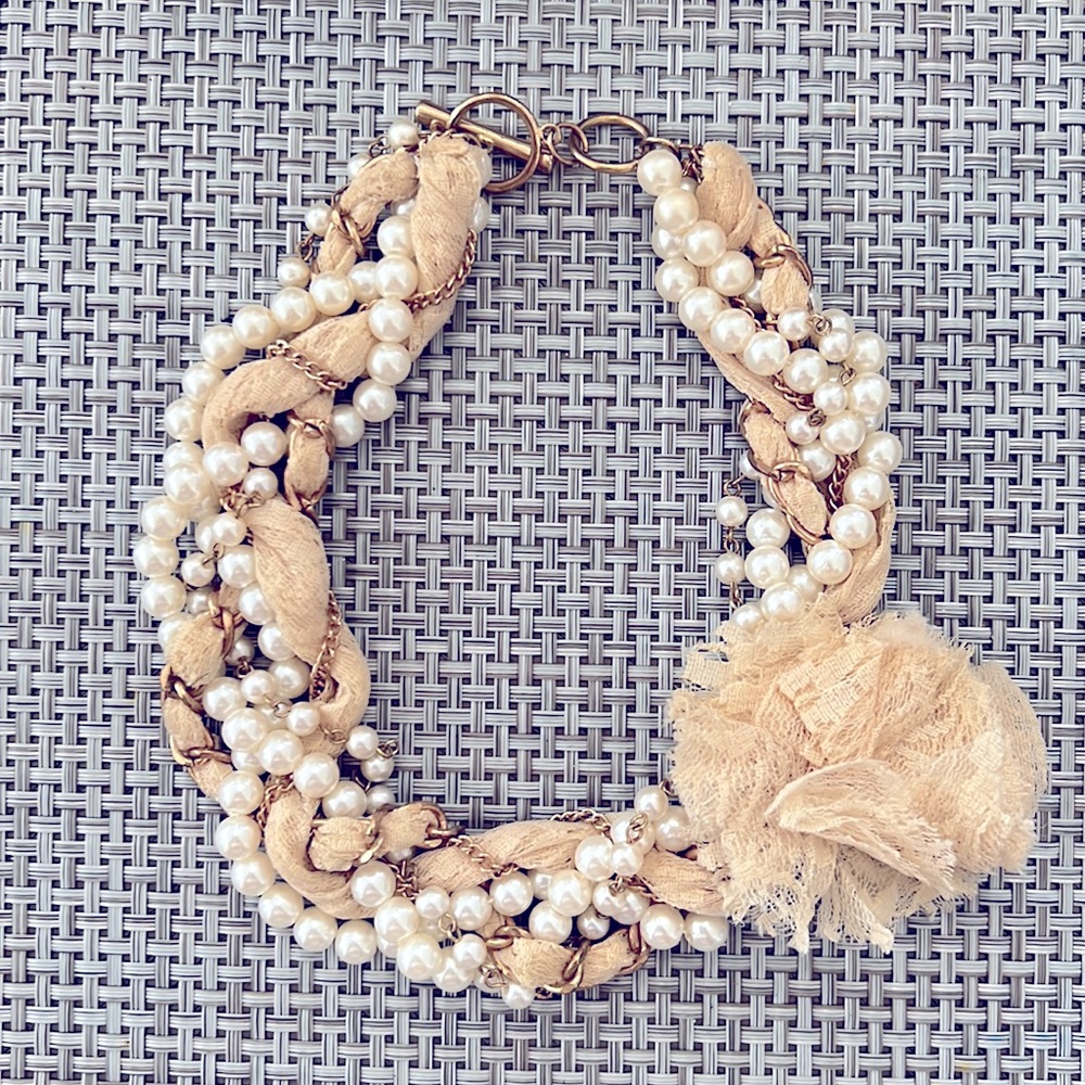 Pearl Woven Choker